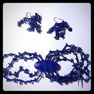 Earring and bracelet set